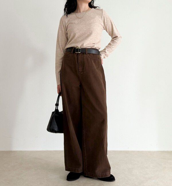 fredy emue「起毛テレココンパクトプルオーバー」|Tシャツ・カットソー|