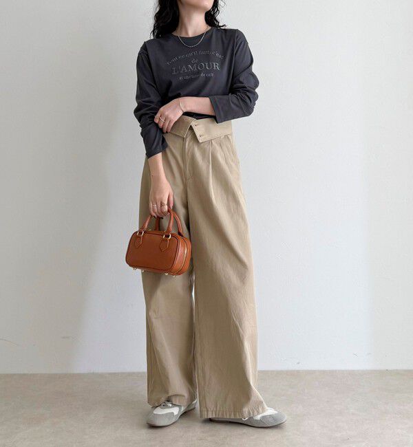 fredy emue「ワントーンロゴロンTシャツ」|Tシャツ・カットソー|