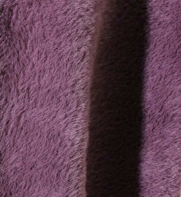 GLOSTER「モヘヤライク シャギークルーネックカーディガン」|カーディガン|