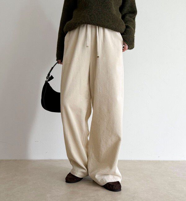 fredy emue「コーデュロイドロストイージーパンツ」|チノ|