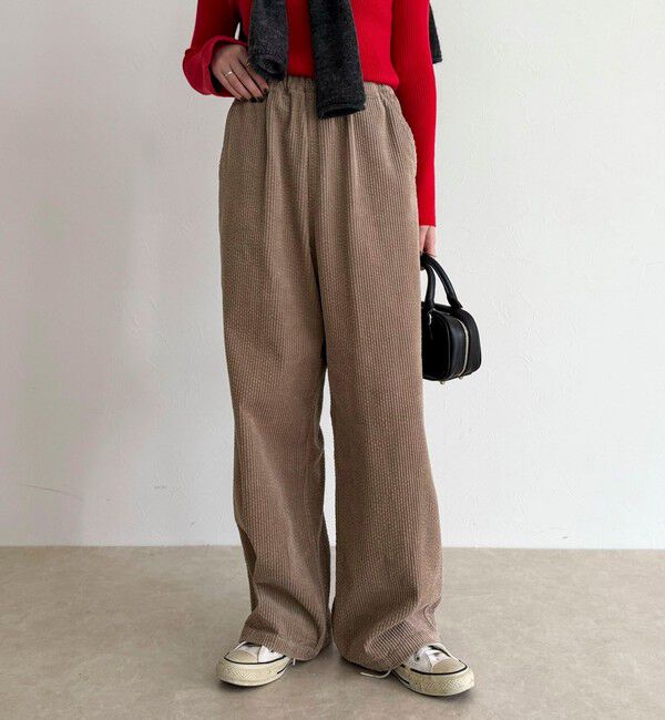 fredy emue「コーデュロイドロストイージーパンツ」|チノ|