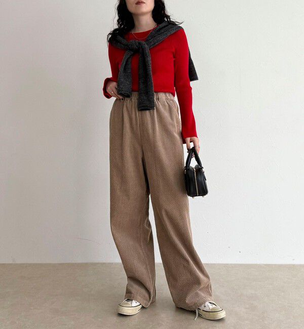 fredy emue「コーデュロイドロストイージーパンツ」|チノ|