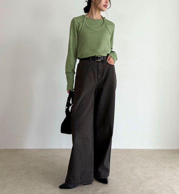 fredy emue「ビスチェレイヤードロンTセット」|Tシャツ・カットソー|