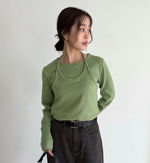 fredy emue「ビスチェレイヤードロンTセット」|Tシャツ・カットソー|