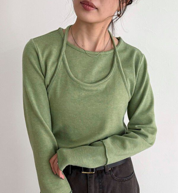 fredy emue「ビスチェレイヤードロンTセット」|Tシャツ・カットソー|