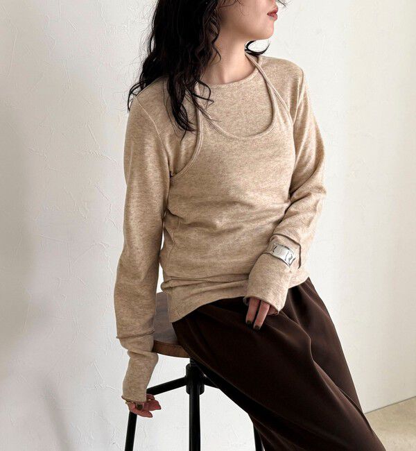 fredy emue「ビスチェレイヤードロンTセット」|Tシャツ・カットソー|