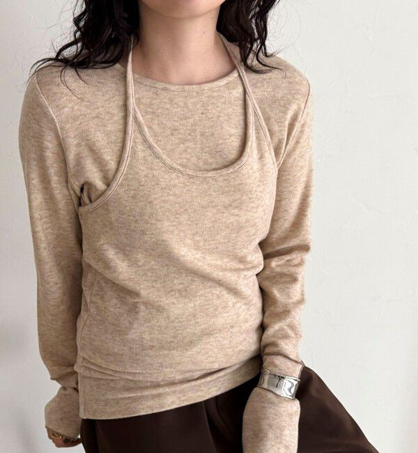 fredy emue「ビスチェレイヤードロンTセット」|Tシャツ・カットソー|