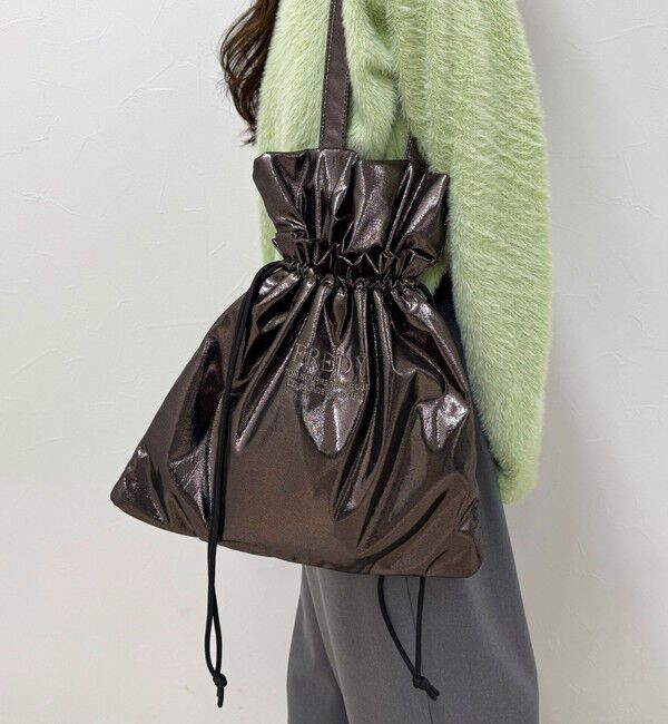 fredy emue「シャイニーアウトポケット刺しゅうトートバッグ」|トートバッグ|