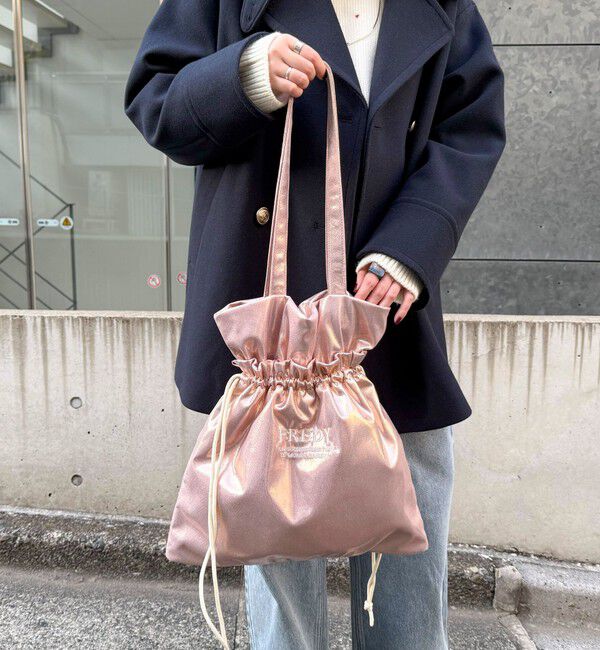 fredy emue「シャイニーアウトポケット刺しゅうトートバッグ」|トートバッグ|