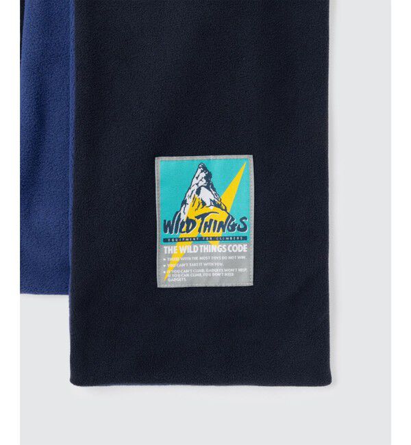 GLOSTER「【WILD THINGS/ワイルドシングス】REVERSIBLE FLEECE MUFFLER」|マフラー|