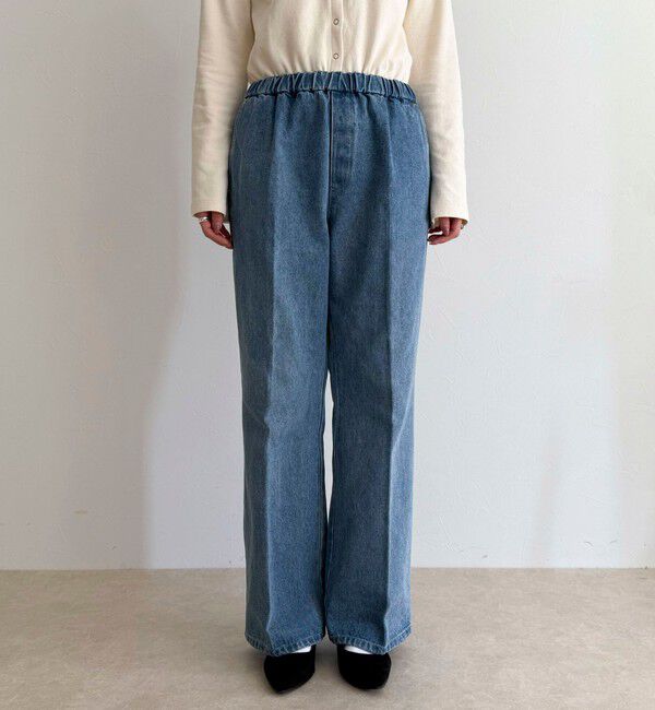 fredy emue「フレアーデニムイージーパンツ」|デニム|