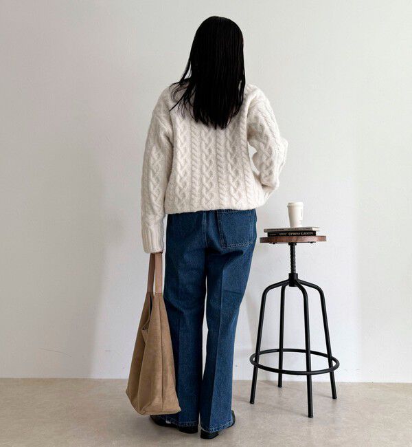 fredy emue「フレアーデニムイージーパンツ」|デニム|