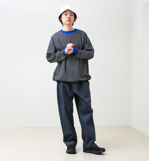 GLOSTER「【色で選べる/ユニセックス対応】GOODNESS イージーパンツ」|チノ|