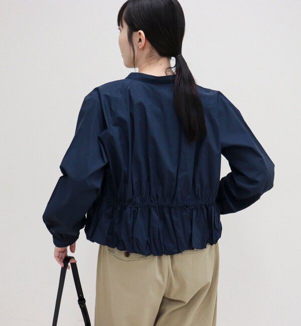 fredy emue「クロップドバルーン前開きブラウス」|シャツ・ブラウス|