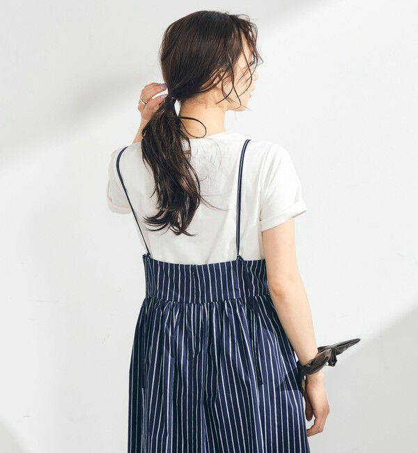 fredy emue「ストライプギャザーキャミワンピース」|ワンピース|