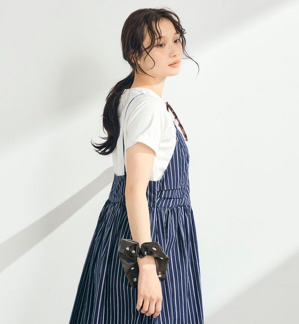 fredy emue「ストライプギャザーキャミワンピース」|ワンピース|
