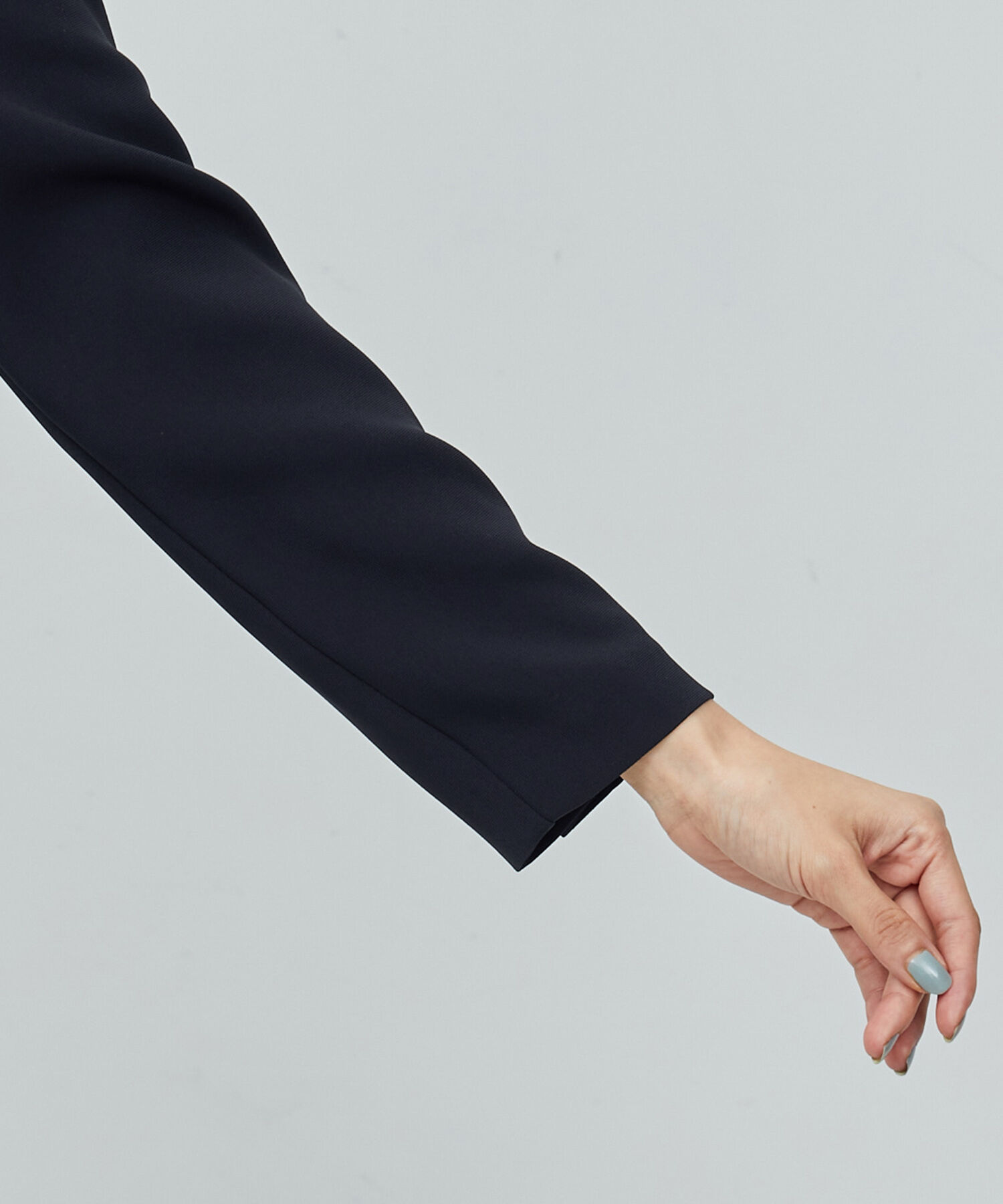 ROPE「トリアセテートダブルクロス ペプラムブラウス【セレモニー/通勤対応】【洗える】」|シャツ・ブラウス|