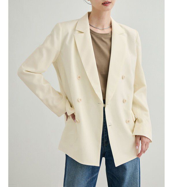 ROPE「ウールテーラードジャケット/撥水」|テーラードジャケット|ホワイト(10)