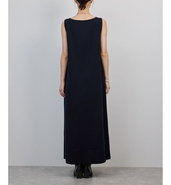 ROPE「シルクコットン総針Aラインワンピース/イージーケア」|ワンピース|