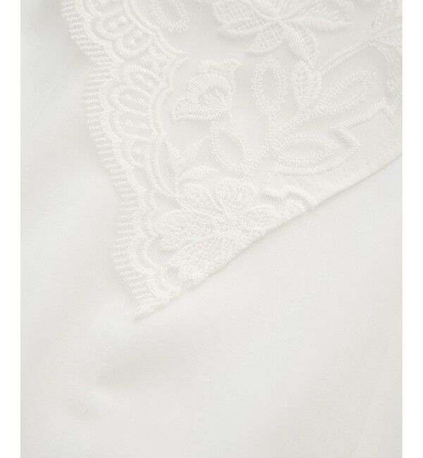 ROPE「レースカラーコンパクトブラウス/イージーケア」|シャツ・ブラウス|