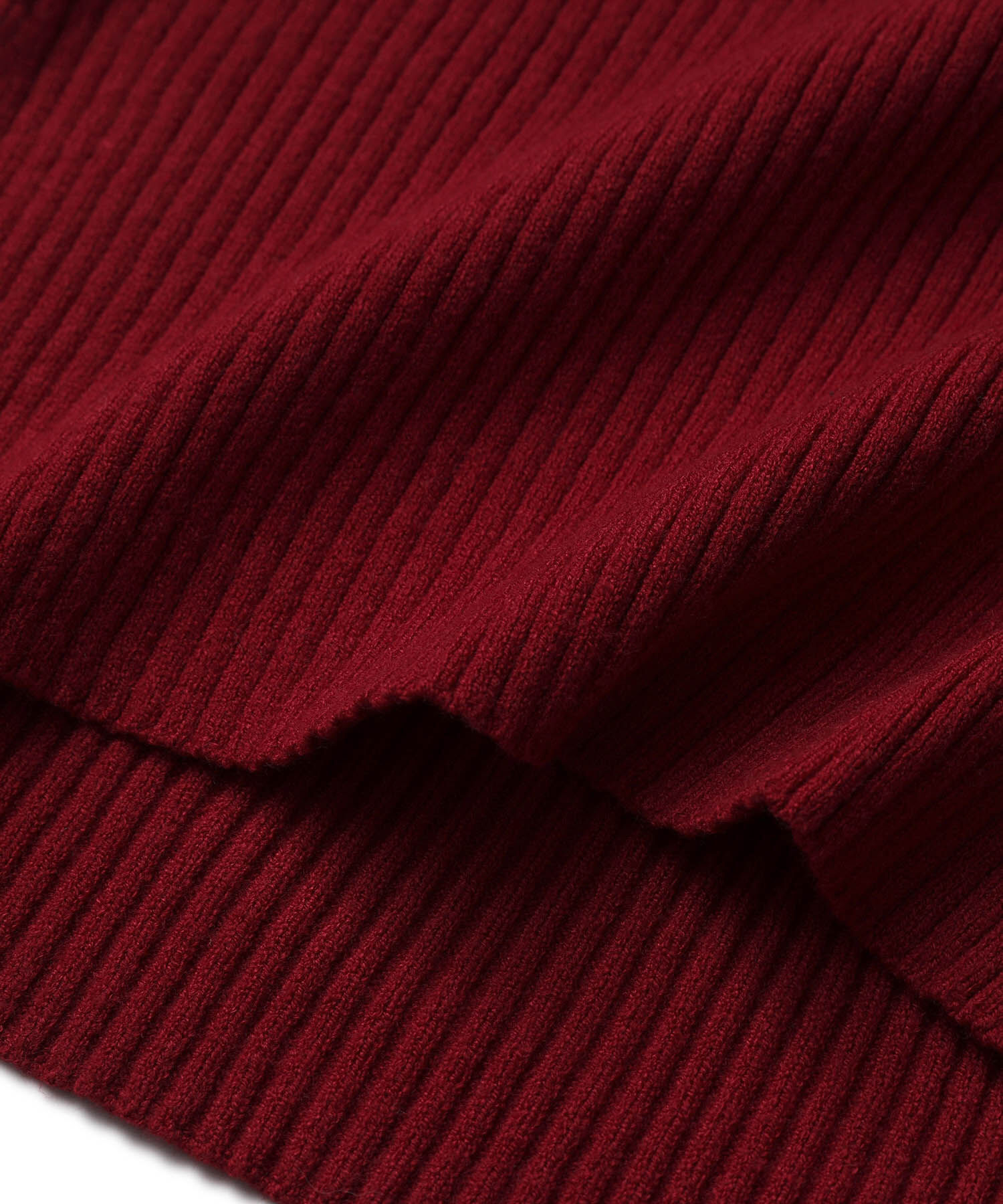 VIS「【新色追加】リブニットプチハイネックプルオーバー【低身長向けサイズ有】」|ニット・セーター|