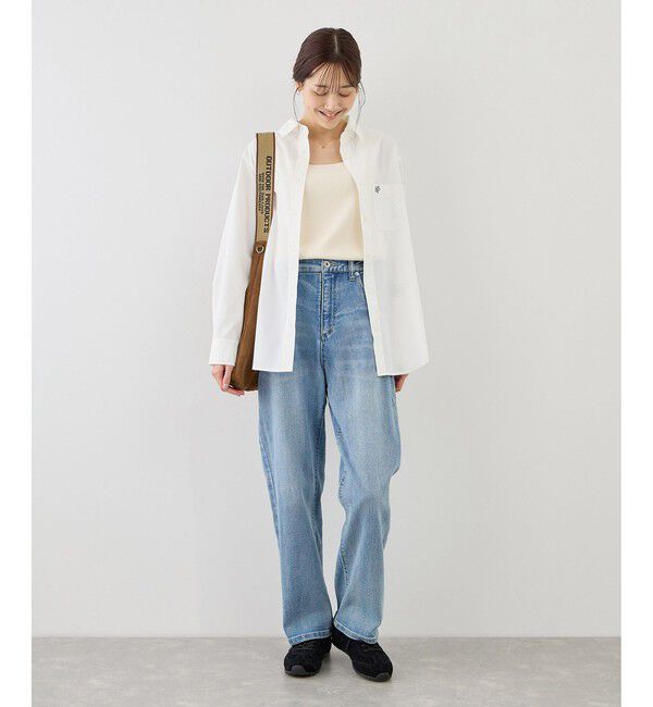 Rope&rsquo;Picnic「【WEB限定カラー】オーセンティックシャツ/UVカット・防シワ」|シャツ・ブラウス|