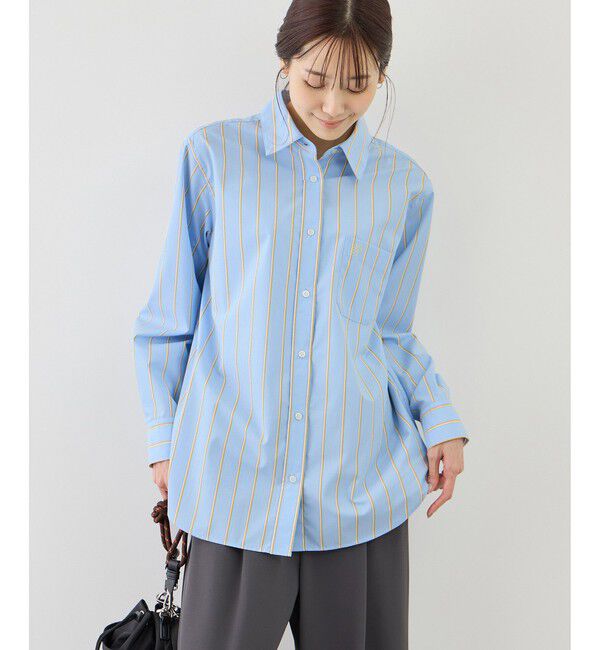 Rope&rsquo;Picnic「【WEB限定カラー】オーセンティックシャツ/UVカット・防シワ」|シャツ・ブラウス|