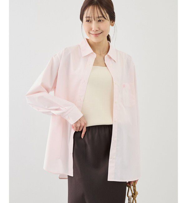 Rope&rsquo;Picnic「【WEB限定カラー】オーセンティックシャツ/UVカット・防シワ」|シャツ・ブラウス|