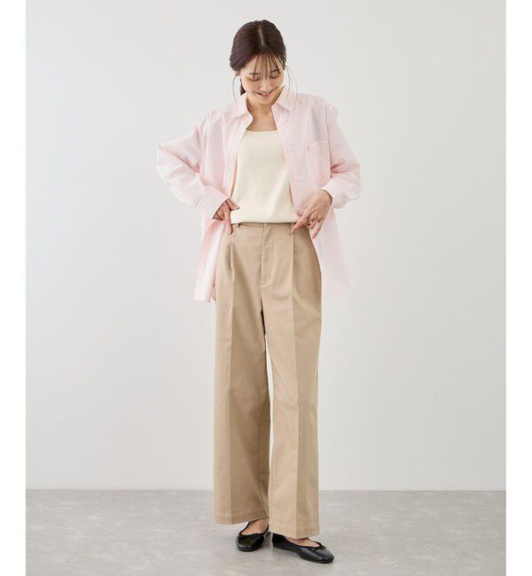 Rope&rsquo;Picnic「【WEB限定カラー】オーセンティックシャツ/UVカット・防シワ」|シャツ・ブラウス|