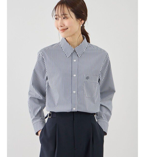 Rope&rsquo;Picnic「【WEB限定カラー】オーセンティックシャツ/UVカット・防シワ」|シャツ・ブラウス|