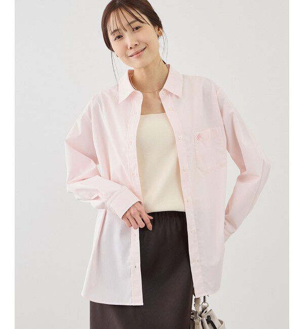 Rope&rsquo;Picnic「【WEB限定カラー】オーセンティックシャツ/UVカット・防シワ」|シャツ・ブラウス|