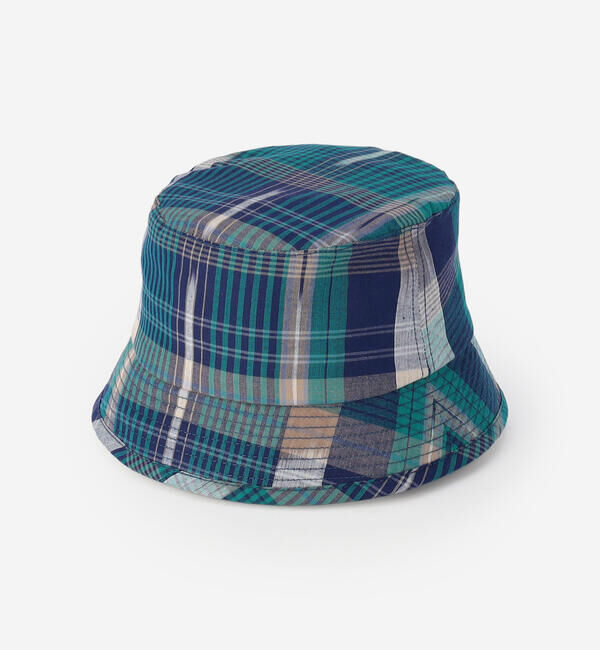  「cableami | マドラスチェック バケットハット MEN」|ハット|