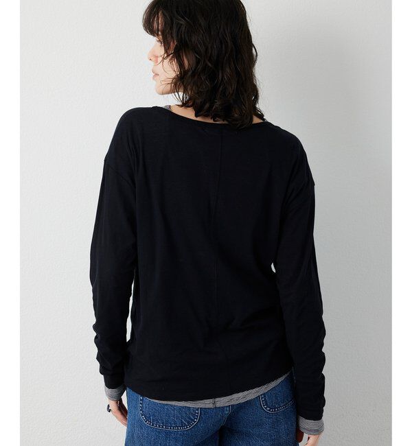 THE PAUSE「【THE PAUSE】シアーフライスロンTEE」|Tシャツ・カットソー|