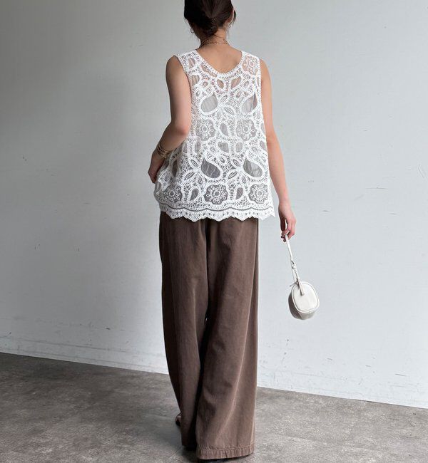  「デニムワイドイージーパンツ」|デニム|