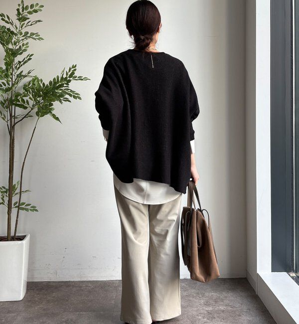  「裏起毛セミフレアイージーパンツ」|チノ|