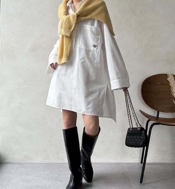  「DD刺繍チュニックシャツ」|シャツ・ブラウス|