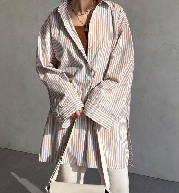  「DD刺繍チュニックシャツ」|シャツ・ブラウス|