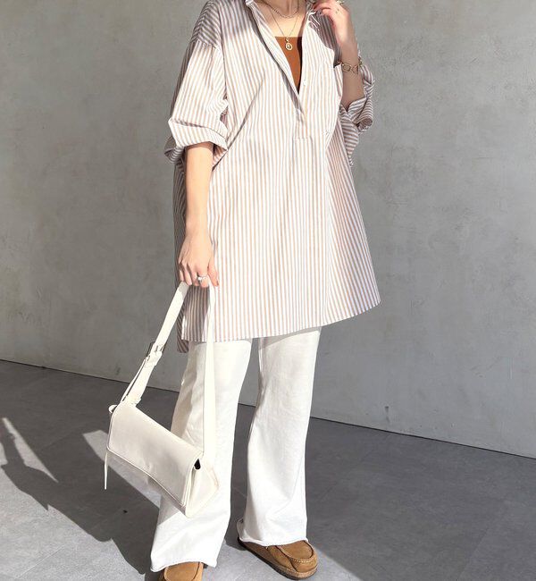  「DD刺繍チュニックシャツ」|シャツ・ブラウス|