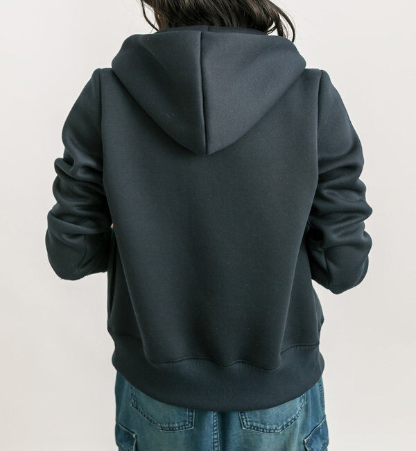  「【WEB限定/キレイめ上品】スポンジダンボールZIPパーカーカットソー」|パーカー|