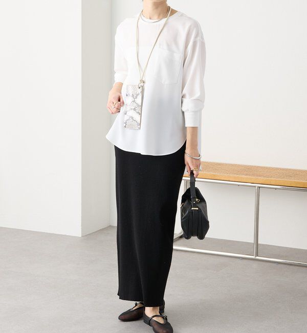  「【マイナス3kg/レビュー高評価☆】リブタイトスカート」|スカート|