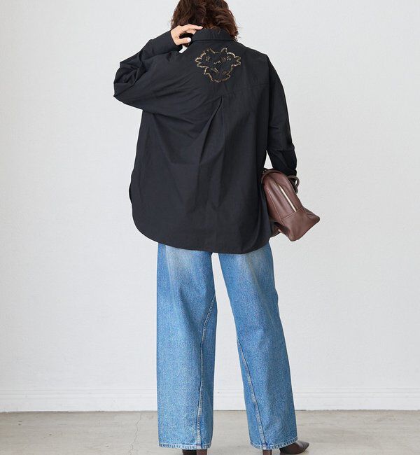  「【大人のこなれ感】カットワークオーバーシャツ」|シャツ・ブラウス|