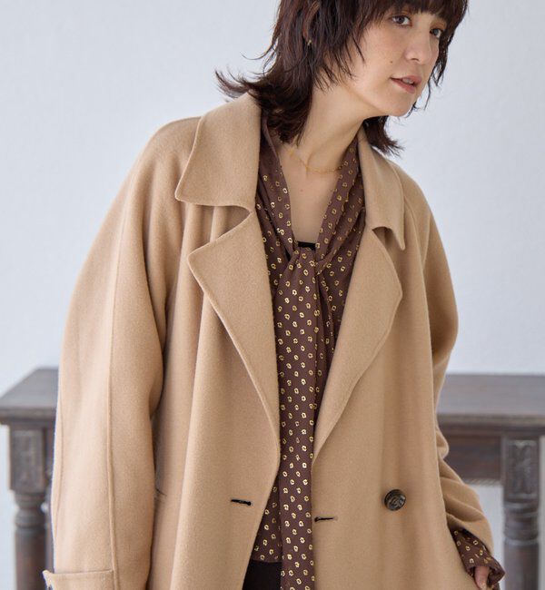  「【上品に華やぐ】フォイルドットボウタイブラウス」|シャツ・ブラウス|