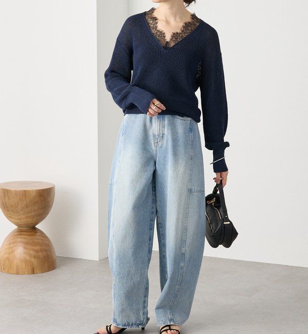  「【トレンド感ある着こなしに】ソフトバレルデニム」|デニム|