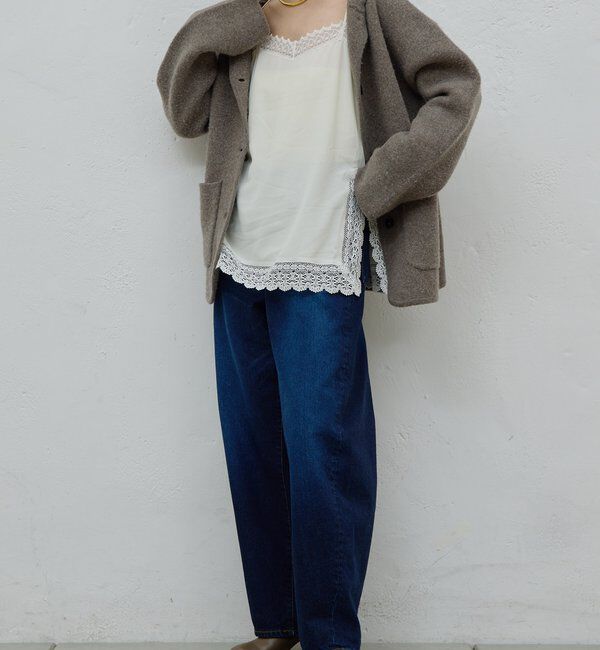  「【HERITANOVUM】レースキャミソール」|シャツ・ブラウス|