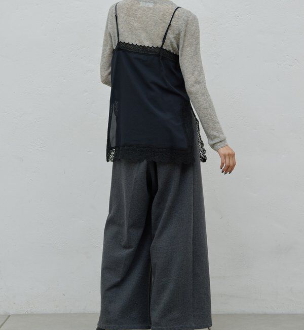  「【HERITANOVUM】レースキャミソール」|シャツ・ブラウス|