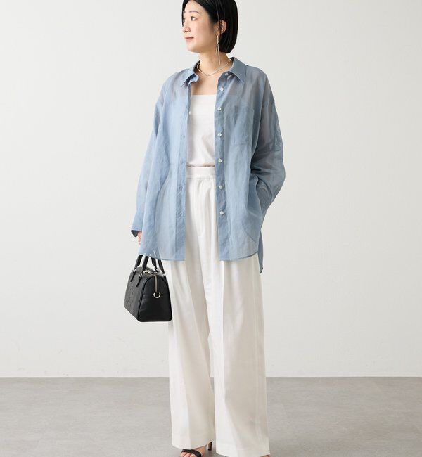  「シアーオーバーシャツ」|シャツ・ブラウス|