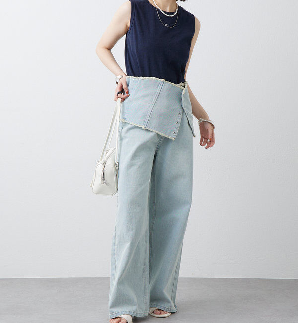  「テレコスリーブレスT」|キャミソール|