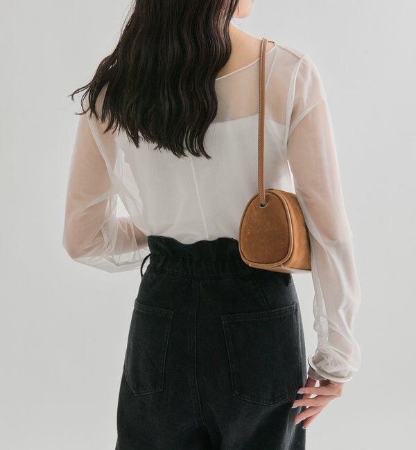  「シアースリットチュール トップス」|Tシャツ・カットソー|