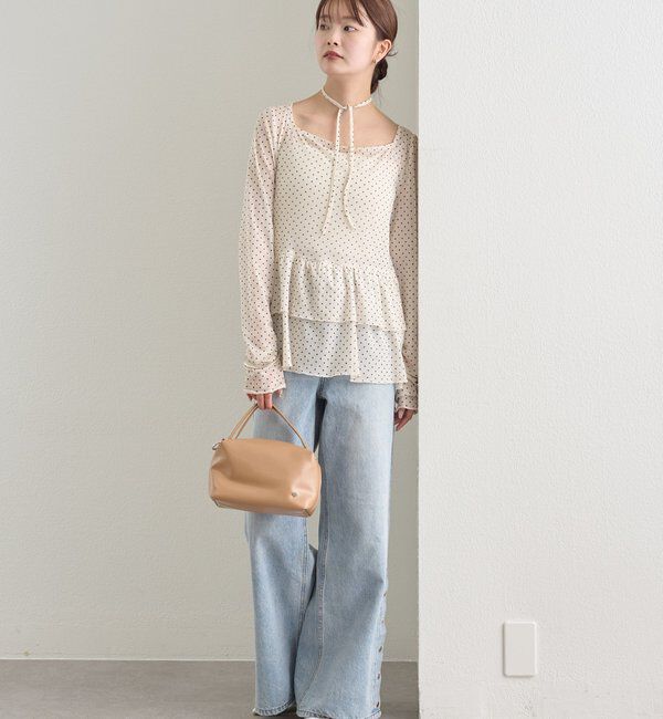  「26SSドットティアードプルオーバー」|Tシャツ・カットソー|