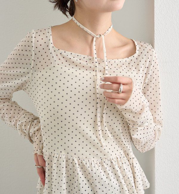  「26SSドットティアードプルオーバー」|Tシャツ・カットソー|